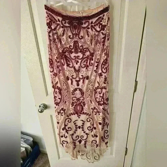 Primavera Couture - High Halter Cutout Evening Prom Dress Size 10 - Picture 5 of 15